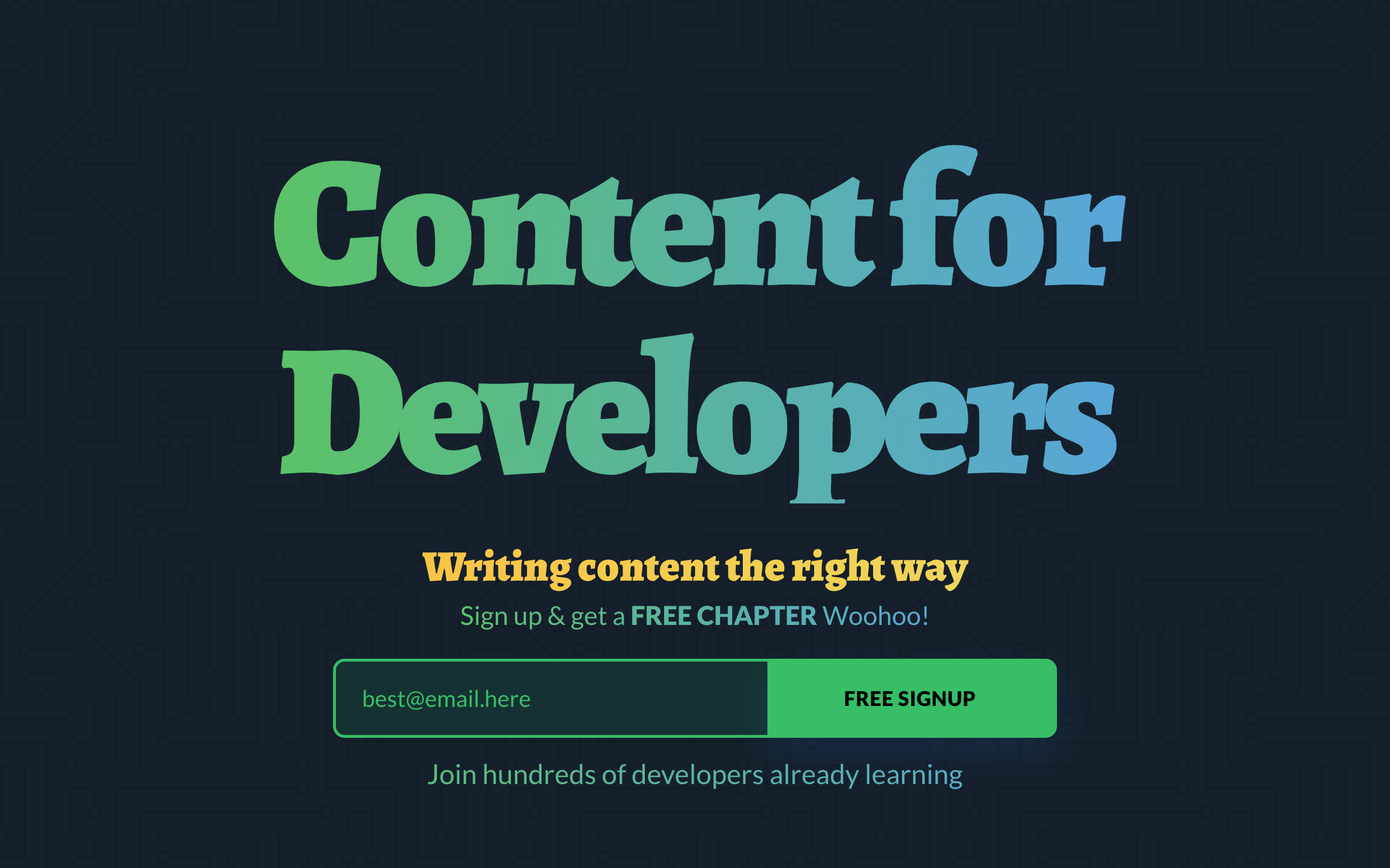 content-for-developers