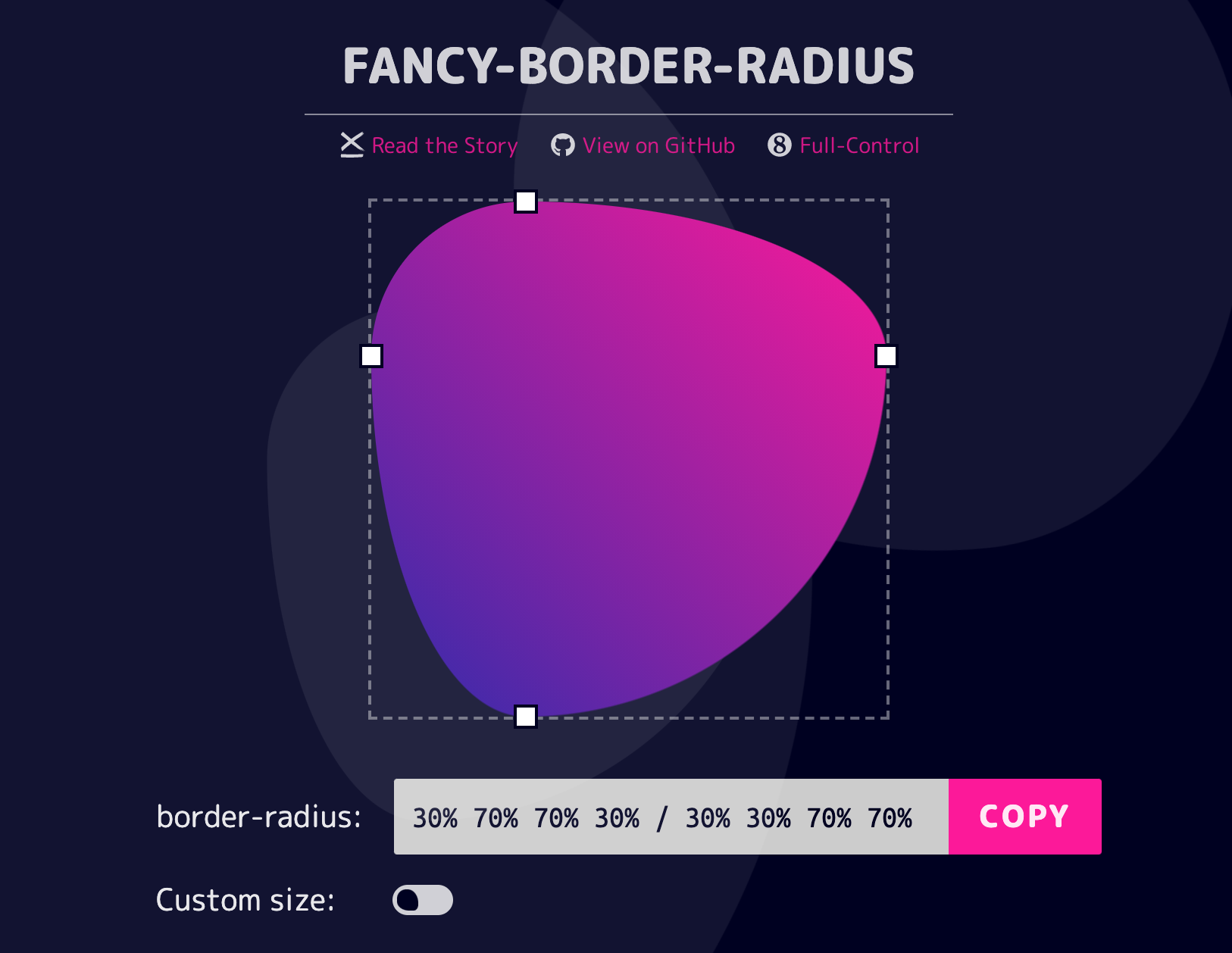 fancy border radius